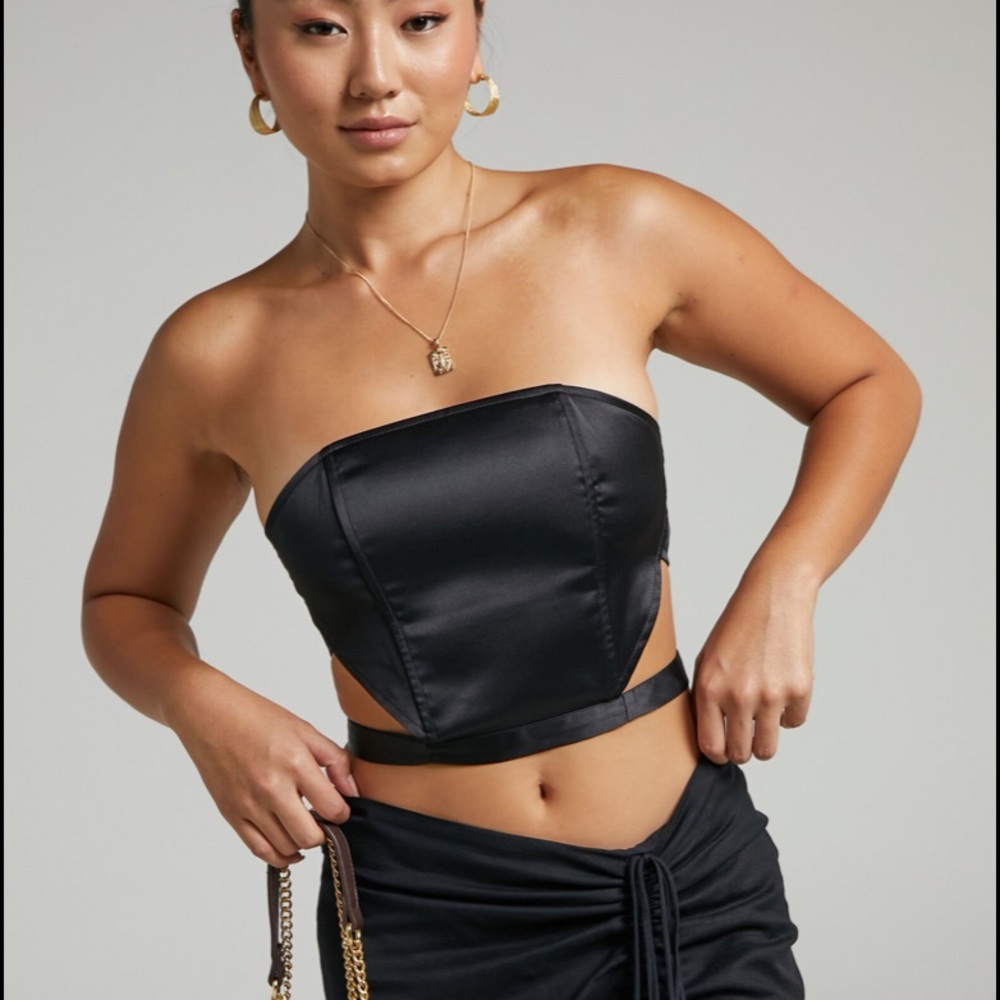 Lioness Soho Tube Top Black